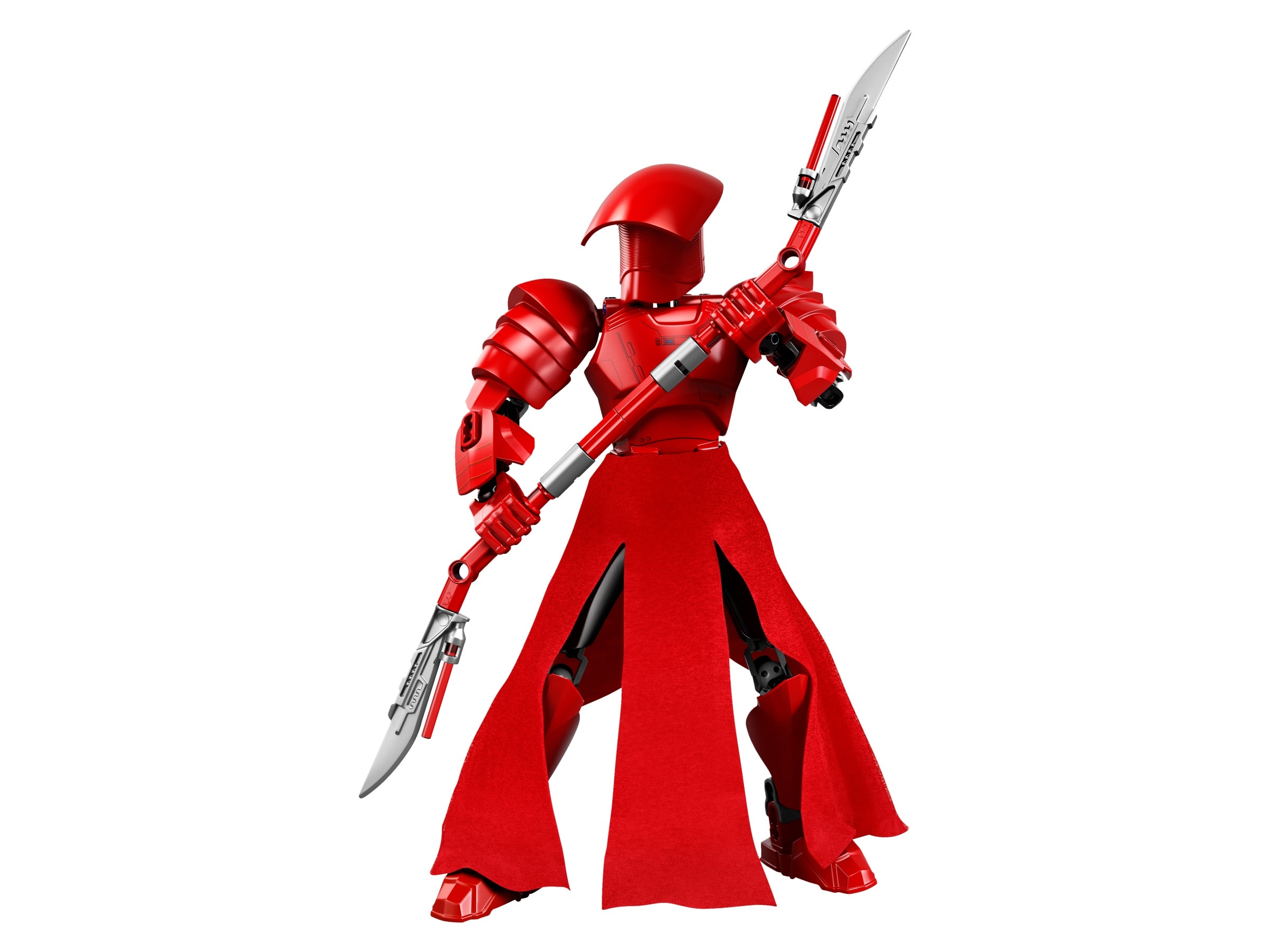 DISNEY STORE Star Wars PRAETORIAN RED GUARD Costume with BONUS FREE DOUBLE BLADE